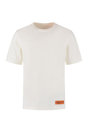 Cotton crew-neck T-shirt-0